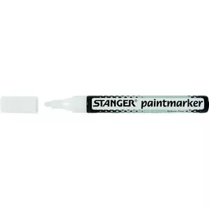 Krāsu marķieris Stanger 219017 balts, 2–4 mm otiņa, necaurspīdīga pastāvīga krāsa