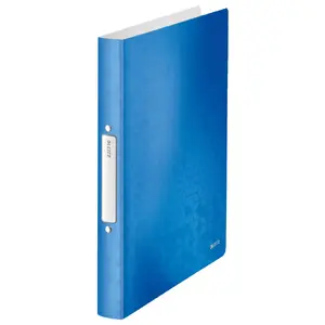 Ring binder LEITZ Leitz Ringbinder WOW A4 polypropylene 32 mm spine blue metallic
