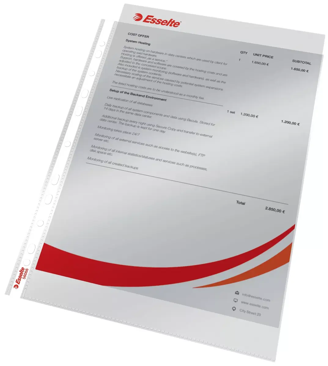 Sheet Protector Esselte 56066 Photo 5