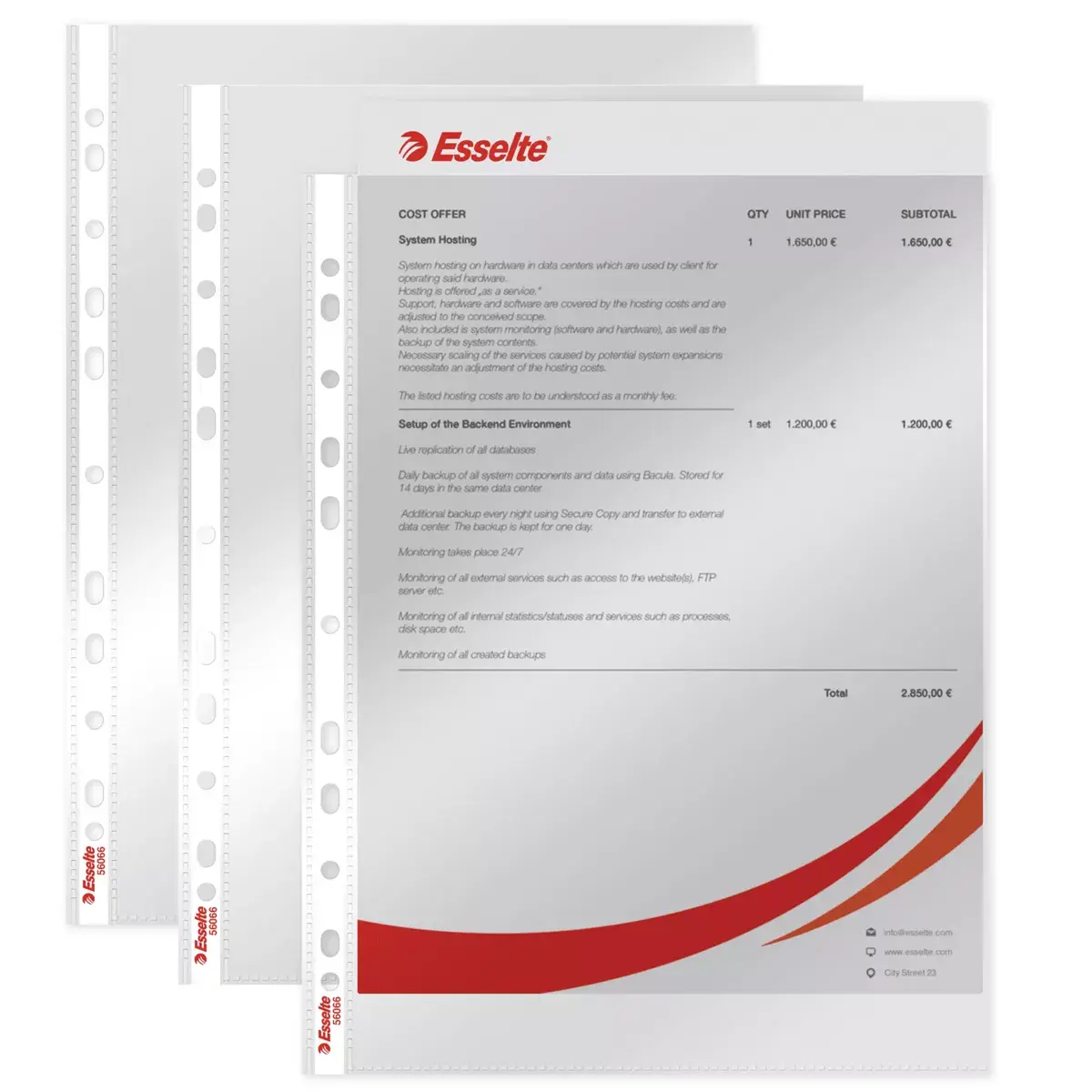 Sheet Protector Esselte 56066 Photo 8