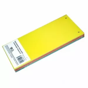 Cardboard Divider SMLT 0808-008 for document folders 11 x 23.5 cm, colored tabs