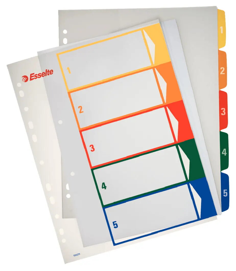 Esselte Index PC Printable 1-5 PP
