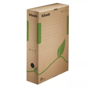 File storage box Esselte Eco 623916 Brown Green