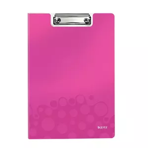 Leitz WOW Clipfolder with cover клипборд A4 Металл, Пенопласт Розовый