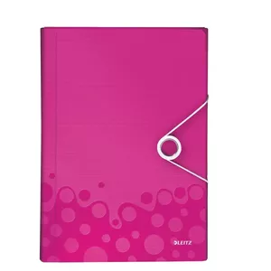 File folder LEITZ Leitz WOW Polypropylene (PP) Metallic Pink A4, 254×330 mm, 38 mm spine
