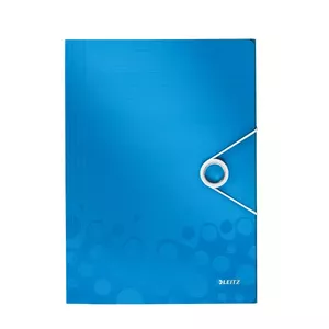 Document storage folder LEITZ WOW Polypropylene A4, Blue Metallic, 235×320×8 mm