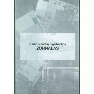 Līgumu reģistrācijas žurnāls Nenurodyta Darbo A4 12 lapas