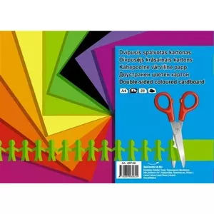 Cardboard sheet pack SMLT A4 190 g/m² double-sided color, 8 sheets