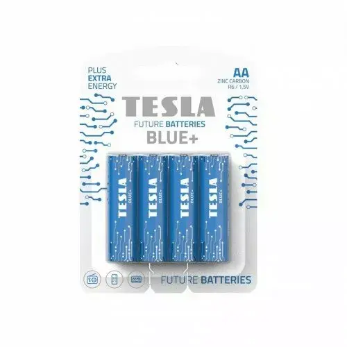 TESLA AA Blue+ cinka oglekļa baterijas