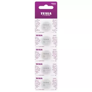 Battery Tesla CR2025 Lithium 165 mAh (5 pcs)