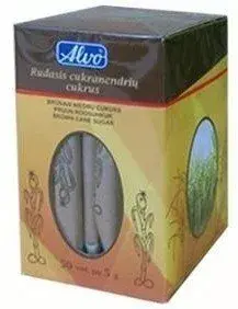 Brūnais cukurs ALVO 250 g pa