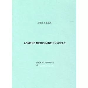 Personas veselības karte, A6 (12)