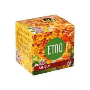 Мёд Etno ETNO 200 г (10 г x 20) — порционные упаковки, натуральный мёд