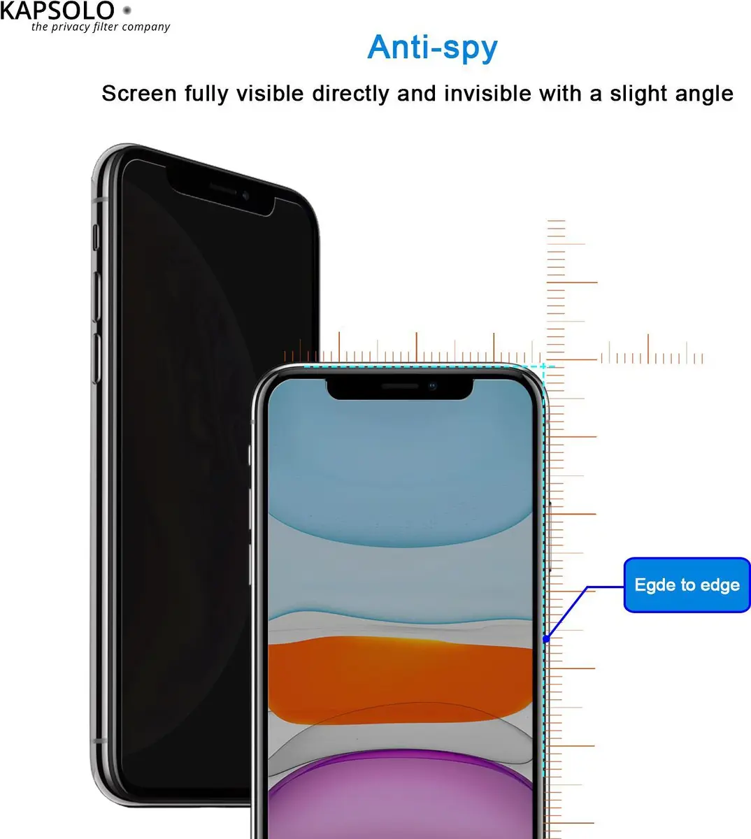 Privātuma stikls KAPSOLO iPhone 12 mini