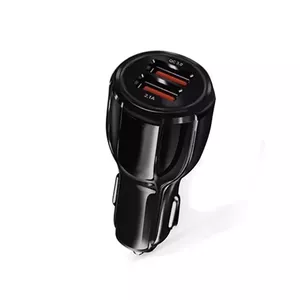 Vakoss Automobile USB Charger Digital camera, Flashlight, GPS, MP3, MP4, Mobile phone, Tablet Black DC Fast charging Auto