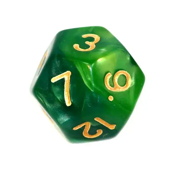 Two-Color Dice Set Rebel — Mint-Green Photo 3
