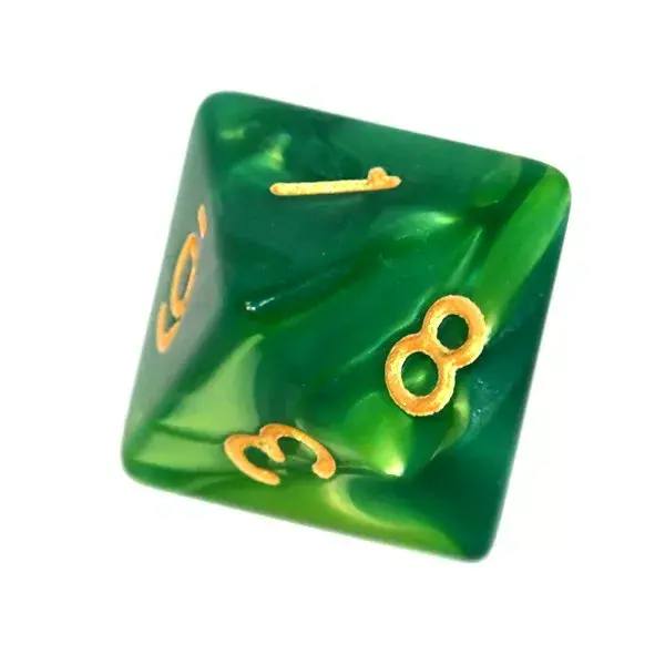 Two-Color Dice Set Rebel — Mint-Green Photo 7
