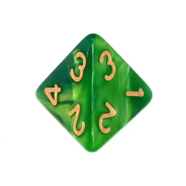Two-Color Dice Set Rebel — Mint-Green Photo 8
