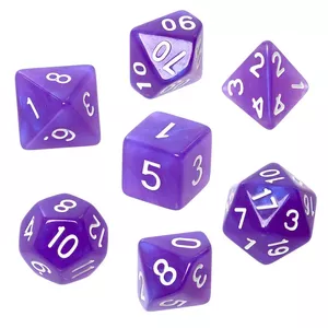 Rebel Kaminie Księżycowe Ametyst board game component set — dice set by Rebel (MPN 14666)