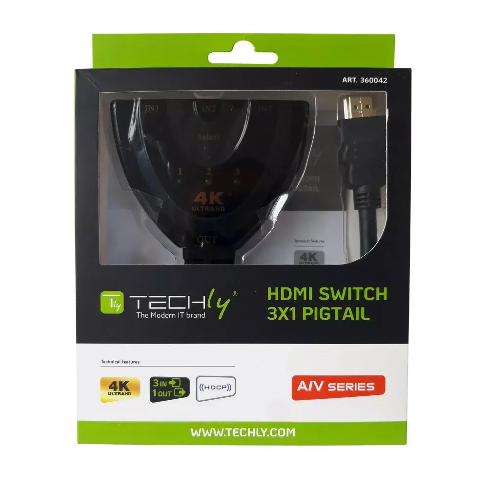Видеопереключатель Techly IDATA HDMI-3F30 Photo 2