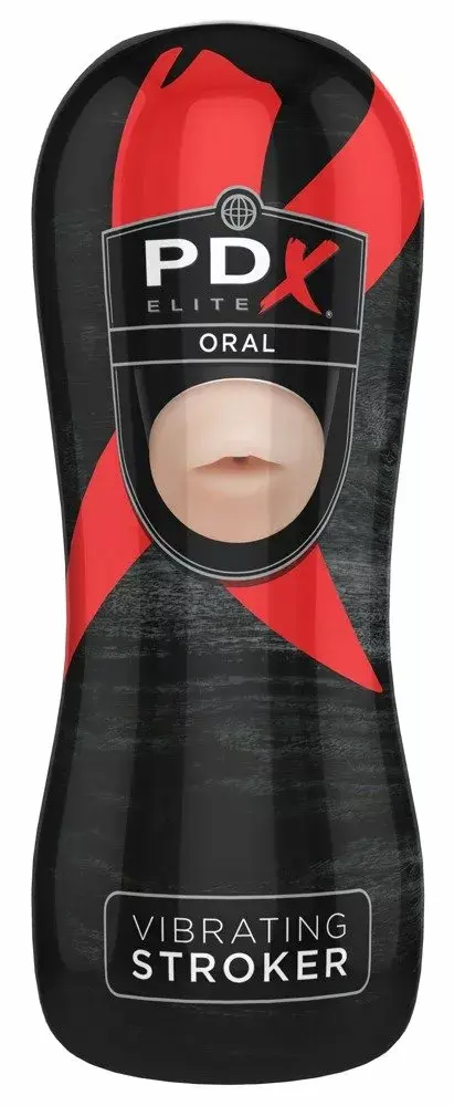 Мастурбатор Pipedream Silicone Black — вибрирующий стрoкер Photo 2