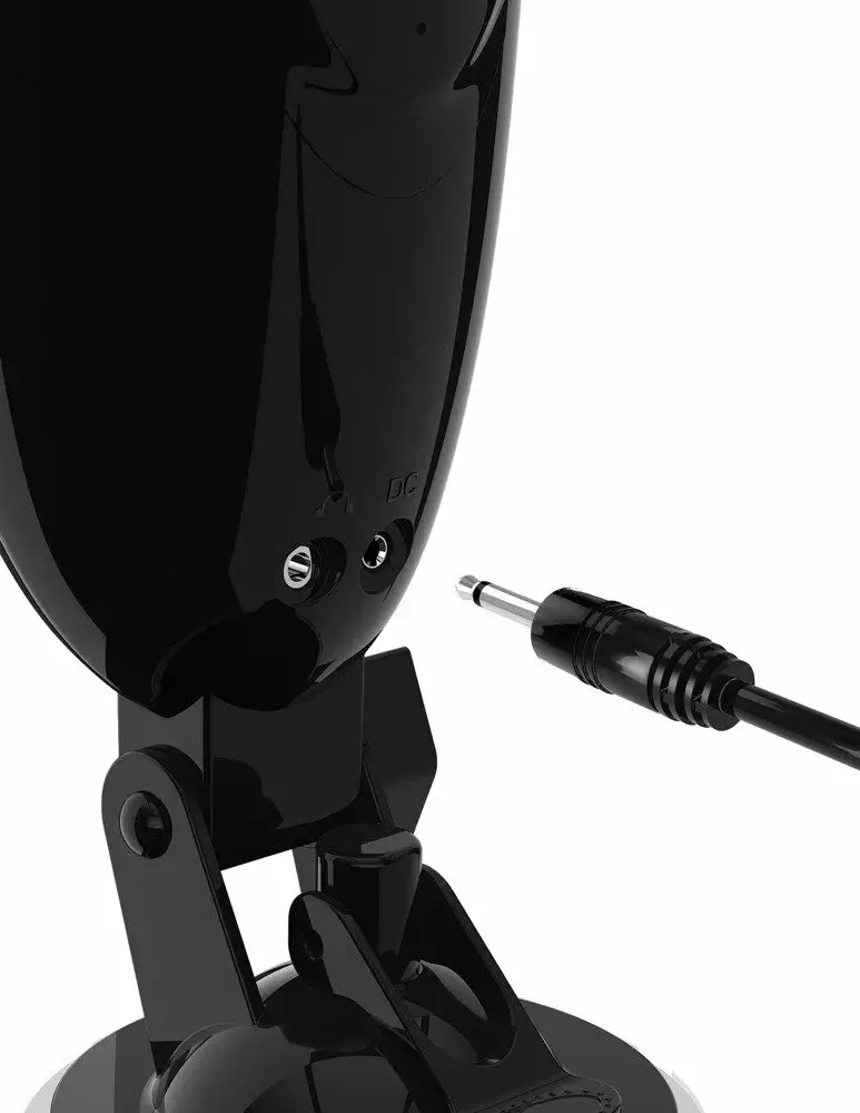 Мастурбатор Pipedream Silicone Black — 10 режимов вибрации Photo 4