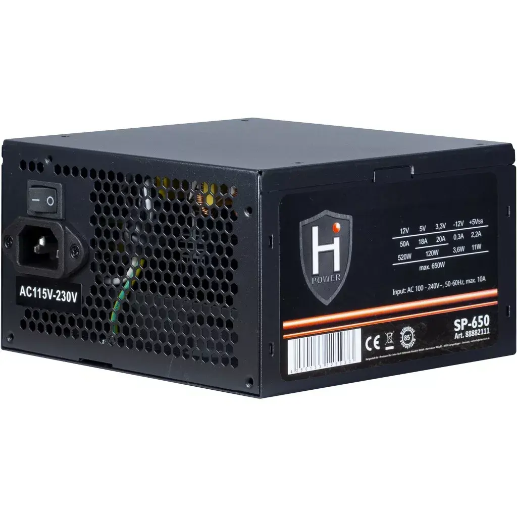 Блок питания Inter-Tech HIPOWER SP-650 Photo 2
