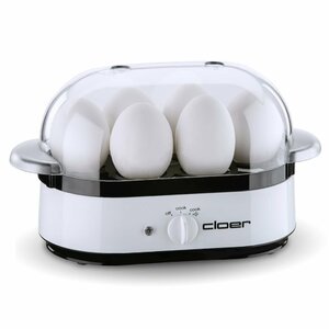 Cloer 6081 olu vārāmais 6 ola(-s) 350 W Balts
