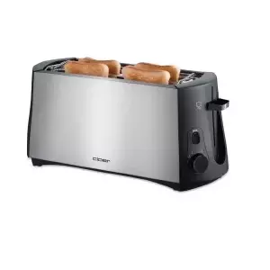 Toaster Cloer 3719 4 slice(s) 1380 W Black Stainless steel