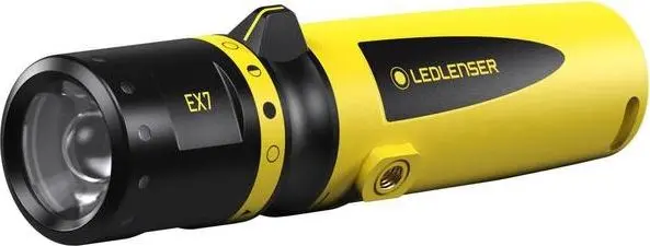 Universāls lukturis Ledlenser EX7 melns/dzeltens —
