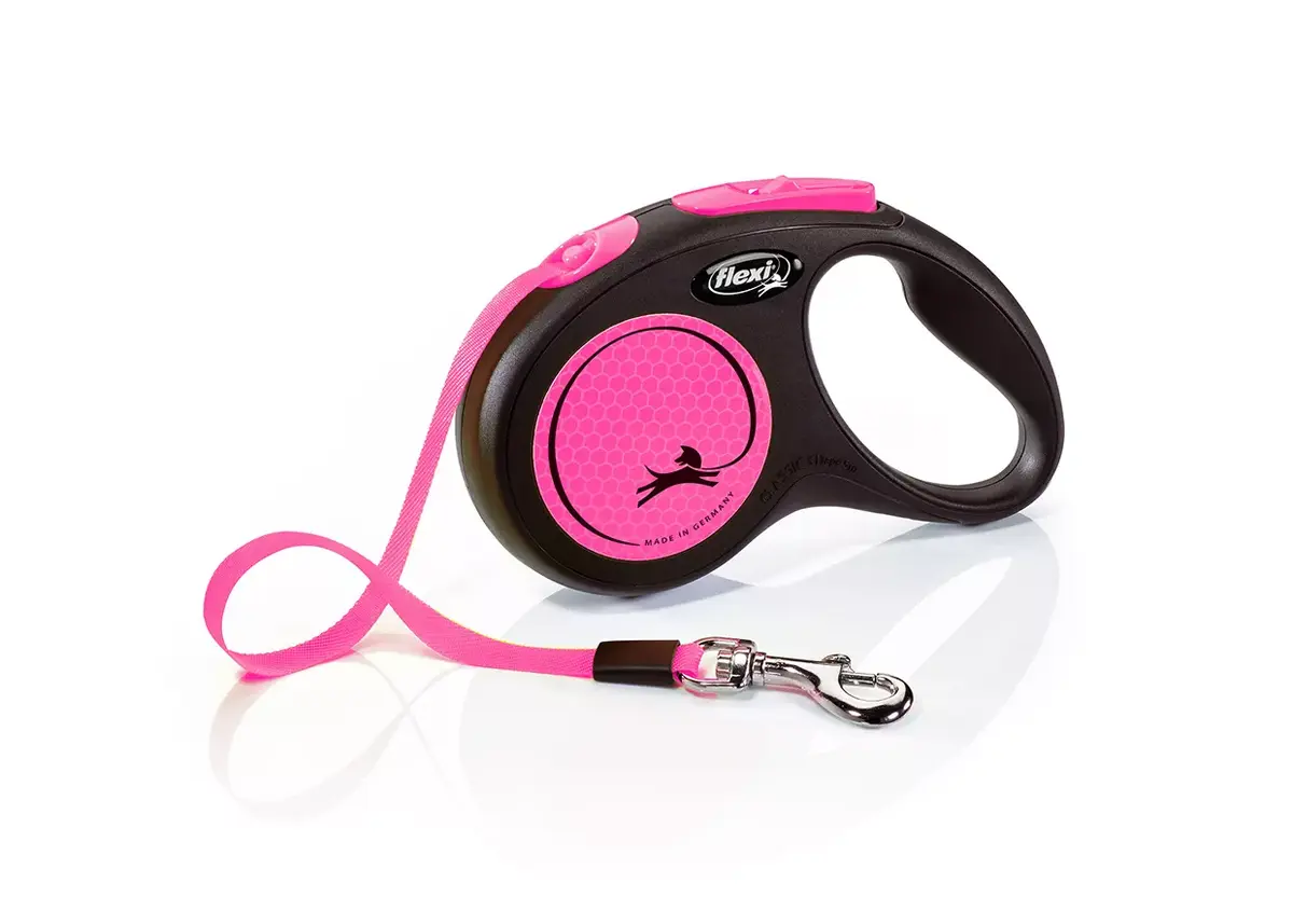 Iztīrāmais pavadas Flexi Neon 5 m