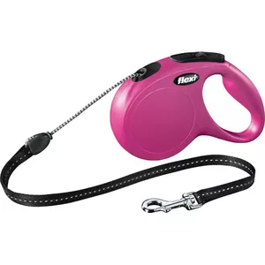 Retractable dog lead Flexi New CLASSIC 5 m, pink