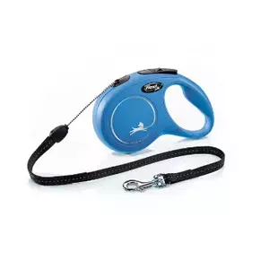 Retractable lead Flexi New Classic S Cord 8 m Blue