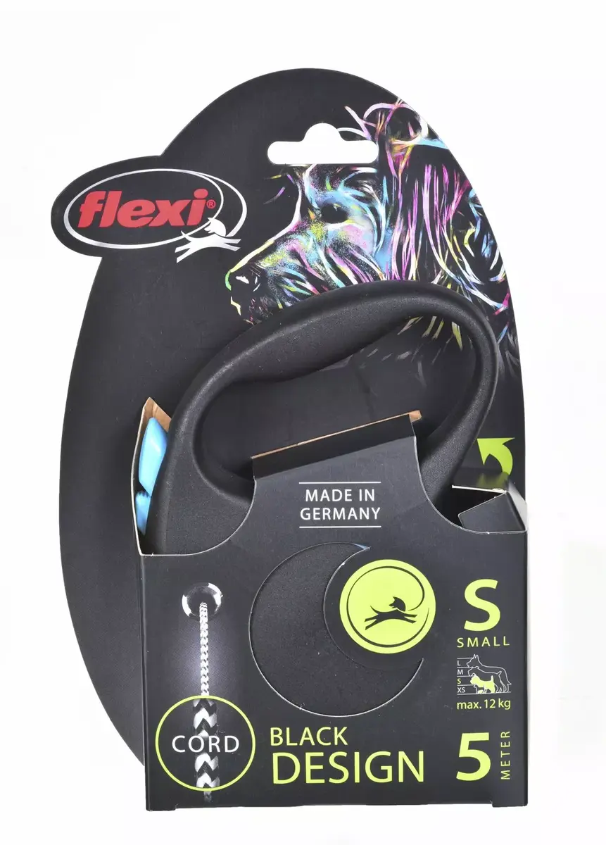 Flexi Black Design S retractable dog lead, 5 m Photo 5