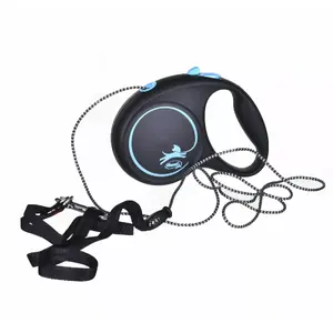 Retractable Dog Lead Flexi Black Design M, 5 m length, medium size
