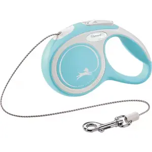 Pagarināmais suņu pavadonis Flexi 213004 — 8 m garums, zils, 240 g