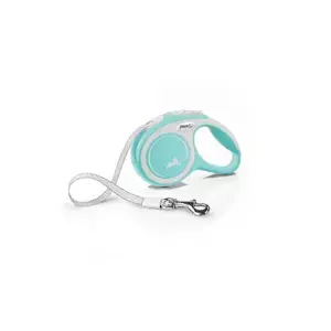 Retractable lead Flexi New Comfort XS Tape 3 m Blue White
