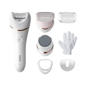 Эпилятор Philips 8000 series BRE730/10 для влажной и сухой эпиляции с 32 пинцетами, бритвенной насадкой и роликом для педикюра