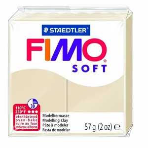 Пластичная глина FIMO SOFT 57 г бежевый (Sahara Sand) — полимерный материал для моделирования