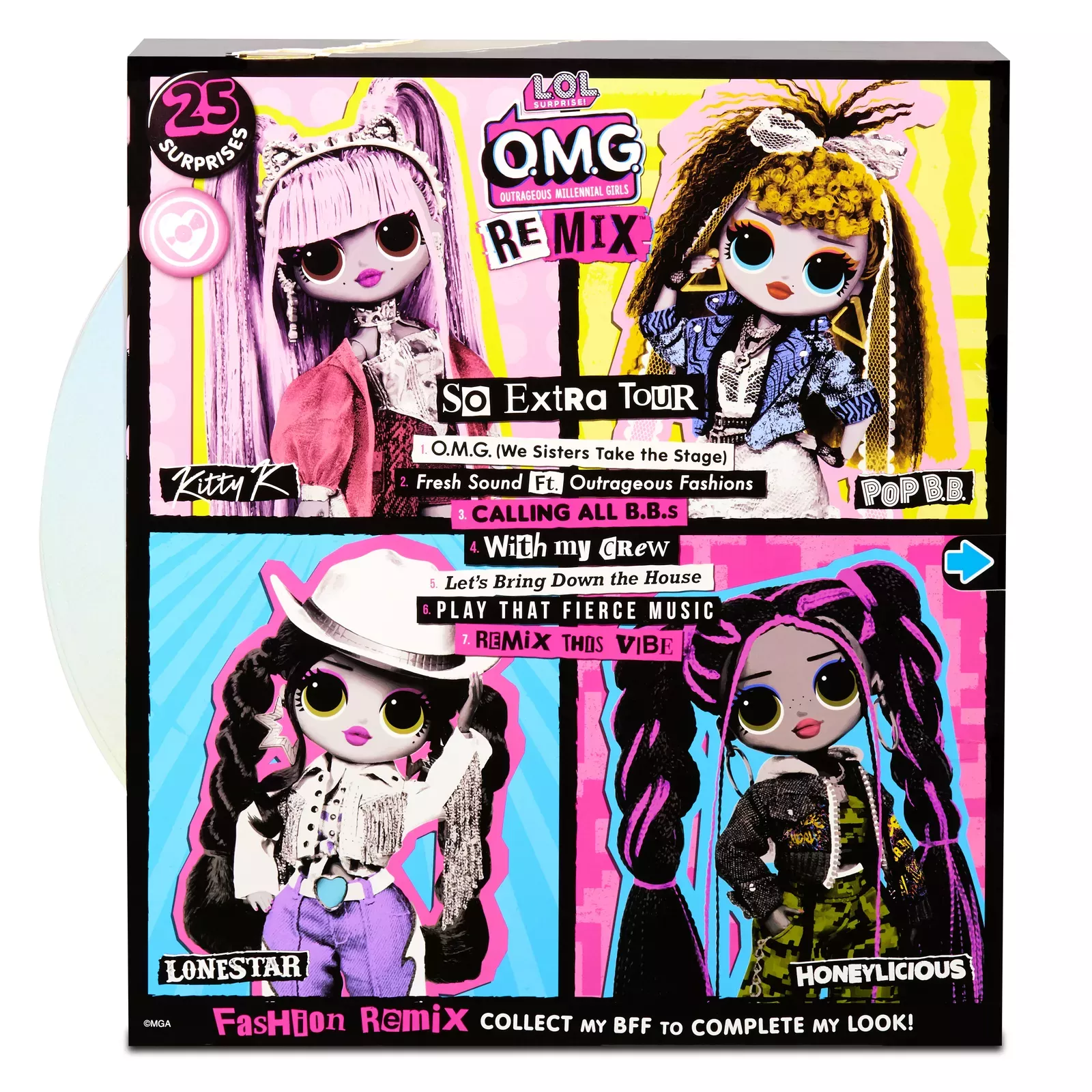 L.O.L Surprise! O.M.G. Remix Doll Kitty Queen