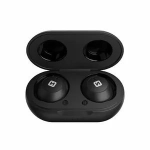 Swissten Stone Buds Bluetooth 5.0 Stereo Austiņas ar Mikrofonu Melnas