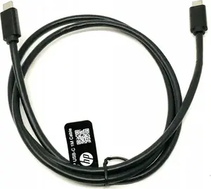 Кабель USB-C — USB-C HP L65253-001, 1 м, разъемы USB-C (m) — передача данных и питание