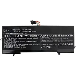 Аккумулятор для ноутбука CoreParts MBXFU-BA0030 для Fujitsu Lifebook U77 — LiPo 3100 мА·ч, чёрный