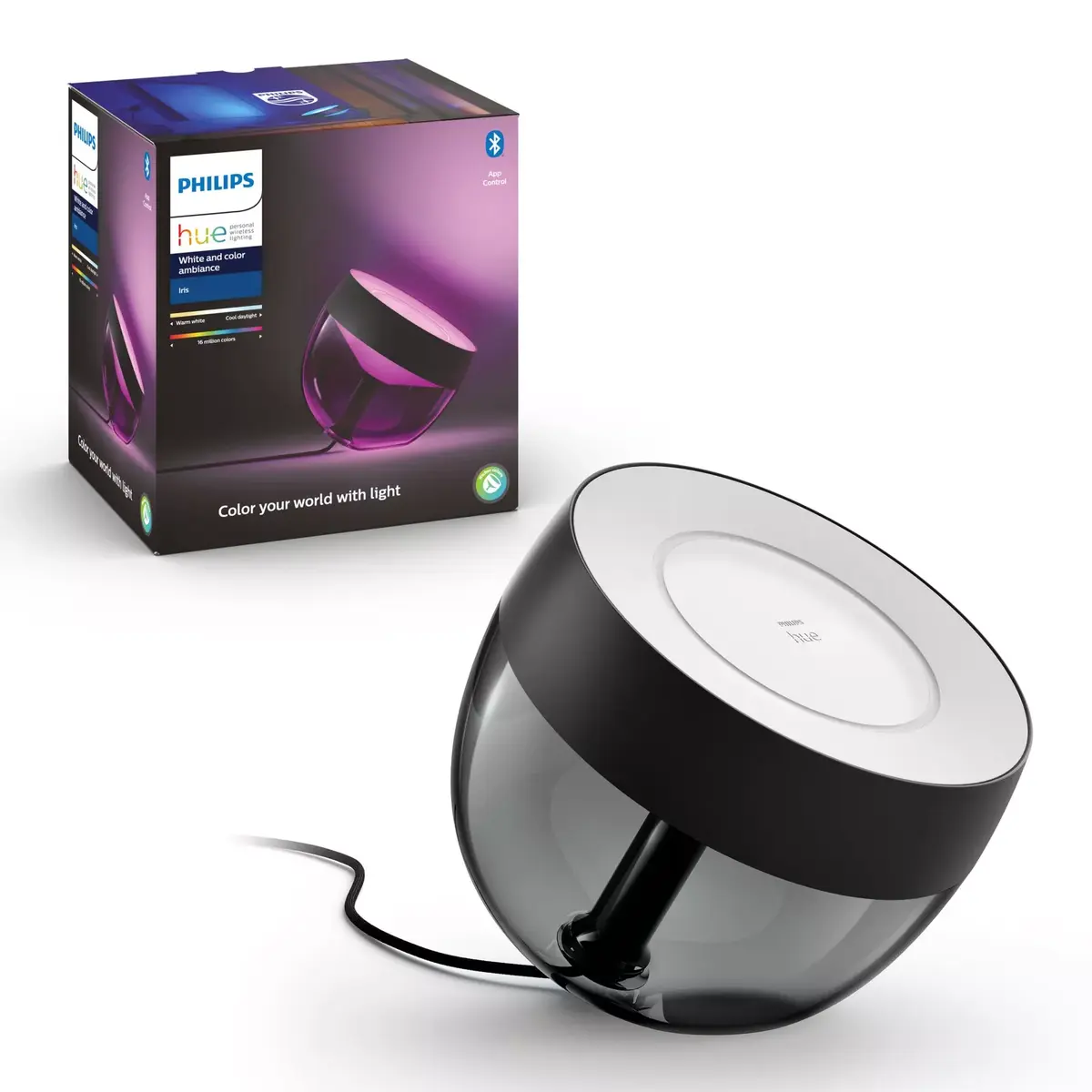 Smart table lamp Philips Hue White and colour ambience Iris Photo 7