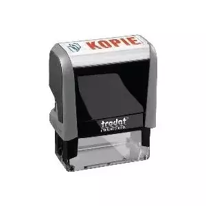 Самонаполняющийся текстовый штамп Trodat 4912 gr Kopie (4912Office4.0 K) — офисный компактный штамп