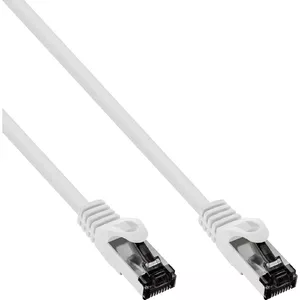 Патч-кабель InLine S/FTP PiMf Cat.8.1 2000MHz безгалогенный белый 10м