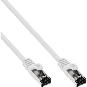 Патч-кабель InLine S/FTP PiMf Cat.8.1 2000MHz безгалогенный белый 15м