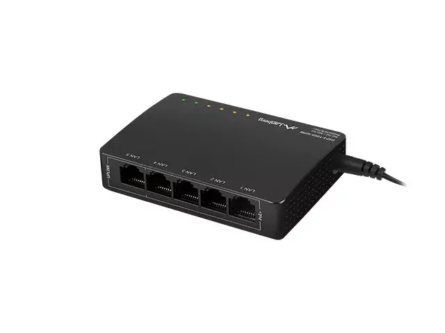LANBERG DSP3-1005-60W неуправляемый 5-портовый Gigabit Photo 2