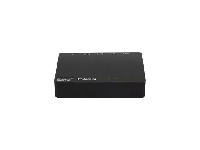 LANBERG DSP3-1005-60W неуправляемый 5-портовый Gigabit Photo 4