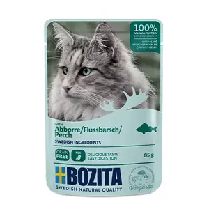 Bozita 3635 Wet Cat Food, Fish Flavor, 85 g